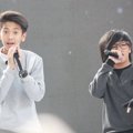 Iqbal dan Aldi Coboy Junior Saat Tampil di Acara 'Musik Sore Seru'
