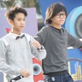 Iqbal dan Aldi Coboy Junior Saat Tampil di Acara 'Musik Sore Seru'