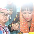 Daus Mini dan Yunita Firdaus Saat Peluncuran Single 'Bodo Amat'