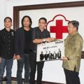 Ungu Saat Mendatangi Gedung Palang Merah Indonesia
