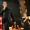 Andien dan Ahmad Dhani Saat Tampil di Konser 'Masterpiece'
