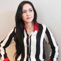 Richa Novisha Saat Jumpa Pers Film 'Mentari Dari Kurau'