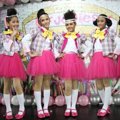 D'Jollies Saat Menggelar Jumpa Pers di Kawasan Sudirman, Jakarta