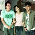 Mike Lewis, Fanny Fabriana dan Fendy Chow di Lokasi Syuting