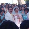 Pernikahan Augie Fantinus dan Adriana Bustami