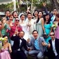 Pernikahan Augie Fantinus dan Adriana Bustami