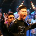 Vicky Nitinegoro dan Rangga Moela SM*SH di Acara 'Slide Show'