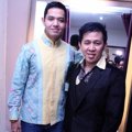 Dude Harlino Bersama Desainer Ferry Sunarto
