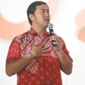 Pandji Pragiwaksono di Acara '10 Tahun Perjuangan Berbagi Sehat untuk Indonesia'