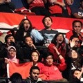 Suporter Indonesia Berikan Dukungan