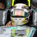 Lewis Hamilton dari Tim Mercedes