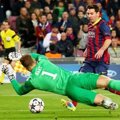 Lionel Messi Saat Berhasil Membobol Gawang Joe Hart