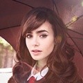 Lily Collins di Majalah UK Glamour Edisi September 2013