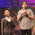 Desta dan Edric Tjandra di Jumpa Pers Perayaan Ulang Tahun ANTV