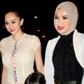 Aura Kasih dan Melinda Hadir di Resepesi Pernikahan Dude Harlino dan Alyssa Soebandono
