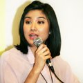 Zivanna Letisha Saat Peluncuran Buku 'Jika Aku Mereka'