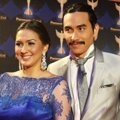 Donna Agnesia dan Darius Sinathrya di Red Carpet Panasonic Gobel Awards 2014