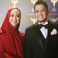 Oki Setiana Dewi dan Ory Vitrio di Red Carpet Panasonic Gobel Awards 2014