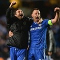 Frank Lampard dan John Terry Rayakan Kemenangan Chelsea