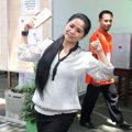 Vina Panduwinata Saat Mengikuti Pemilu Legislatif 2014