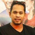Satrio Alexa Saat Jumpa Pers Film 'Mari Lari'