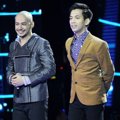 Husein Alatas dan Rian D'Masiv di Spektakuler Show Indonesian Idol 2014
