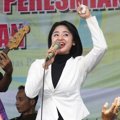 Dewi Persik Saat Tampil di Rutan Cipinang, Jakarta
