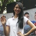 Amanda Zevannya di Konferensi Pers dan Press Screening 'Mari Lari'