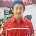 Rio Haryanto Saat Menggelar Jumpa Pers di Medan Merdeka Timur, Jakarta