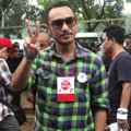Giring Ganesha di Acara Deklarasi Revolusi Harmoni