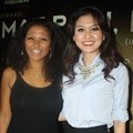 Dira Sugandi dan Marissa Anita Saat Press Screening Film 'Selamat Pagi, Malam'