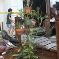 Kondisi Rumah Pipik dan Alm. Ustadz Jeffry Al Buchori yang Terbakar