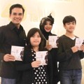 Teddy Syah dan Rina Gunawan Saat Peluncuran Buku '33 Tips Pernikahan Rina Gunawan'