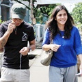 Kaka Slank Bersama Istrinya Menuju Tempat Pemilihan Umum