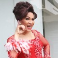 Dorce Gamalama Saat Ditemui Seusai Acara 'Ada-Ada Aja' Global TV