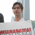 Dimas Beck Gelar Aksi Damai di Bundaran HI