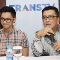 Brandon Nicholas Salim dan Helmy Yahya di Jumpa Pers Program Baru Trans TV