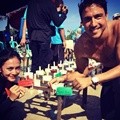 Masayu Anastasia dan Hamish Daud di Sungai Liat