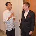 Matt Hart Gitaris Arkarna Kunjungi Jokowi di Balai Kota DKI Jakarta