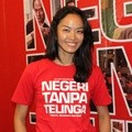 Kelly Tandiono di Press Screening 'Negeri Tanpa Telinga'