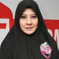 Peggy Melati Sukma di Jumpa Pers 'Let's ACT Indonesia for Palestine'