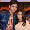 Aliando dan Prilly Latuconsina di Jumpa Pers HUT SCTV Ke 24