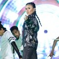 Agnes Monica Saat Gladi Resik Konser Mahakarya RCTI ke-25