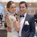 Marissa Nasution dan Warren Conrad di Acara Resepsi Pernikahan