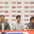Nidji Saat Jumpa Pers di Kedubes Inggris, Kuningan, Jakarta