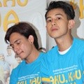 Adipati dan Fandy di Press Confenrence Film 'Aku, Kau dan KUA'