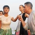 Julia Perez dan Billy Tjong di Acara 'The Exclusive Preview and Launching of Billy Tjong for Zalora'