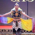 Indra Bekti Saat Kenakan Kostum Gatotkaca di Mahabharata Show