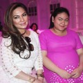Nia Daniati Hadir Bersama Olivia Nathania di Acara Baby Shower Ashanty