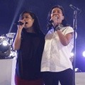 Kikan Namara dan Oppie Andaresta di 'Konser Salam Tiga Jari'